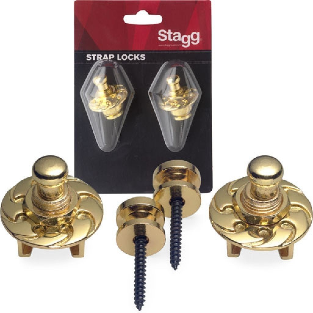Strap Lock Stagg SSL1 Strap Lock Χρυσό