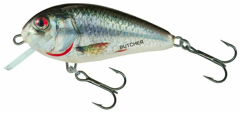Isca nadadeira Salmo Butcher Floating Holographic Real Dace 5 cm 5 g