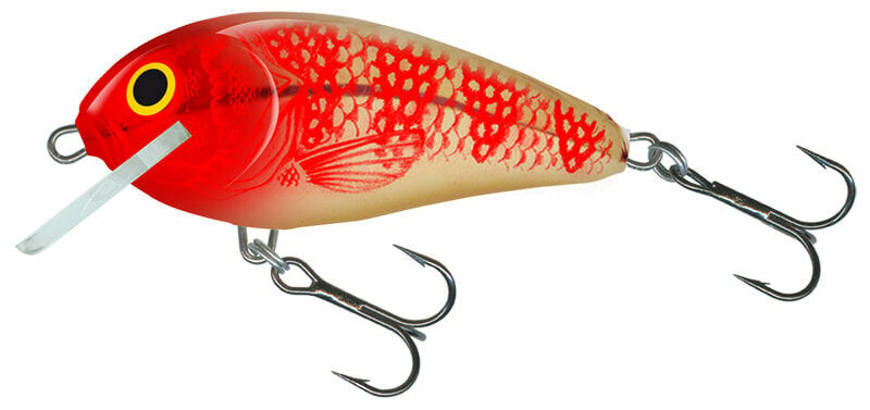 Wobbler til fiskeri Salmo Butcher Floating Golden Red Head 5 cm 5 g Wobbler til fiskeri