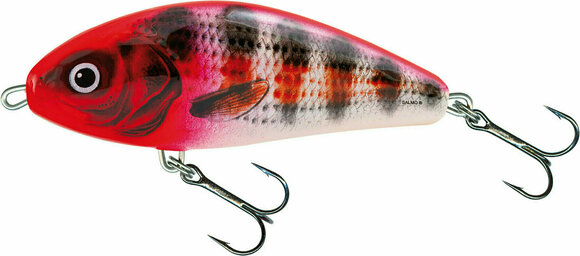 Vobler Salmo Fatso Sinking Holo Red Striper 10 cm 52 g Vobler - 1