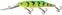 Fishing Wobblers: Salmo Freediver Super Deep Runner Green Tiger 9 cm Kalastus wobbler Kalastus wobbler Salmo Freediver Super Deep Runner Green Tiger 9 cm Kalastus wobbler