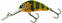 Isca nadadeira Salmo Hornet Floating Gold Fluo Perch 4 cm 3 g