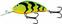 Τεχνητά Δολώματα Wobblers Salmo Hornet Floating Green Tiger 9 cm 36 g