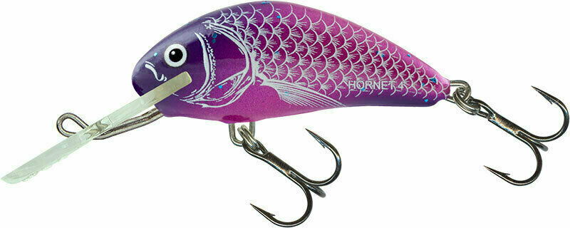 Wobbler til fiskeri Salmo Hornet Floating UV Purple 3,5 cm 2,2 g