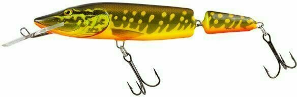 Isca nadadeira Salmo Pike Jointed Deep Runner Hot Pike 13 cm 24 g