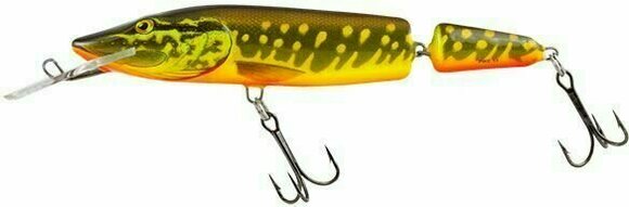 Isca nadadeira Salmo Pike Jointed Deep Runner Hot Pike 13 cm 24 g - 1