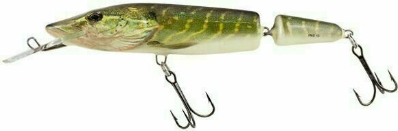 Wobler Salmo Pike Jointed Deep Runner Real Pike 13 cm 24 g - 1