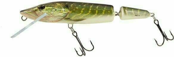 Isca nadadeira Salmo Pike Jointed Floating Real Pike 13 cm 21 g