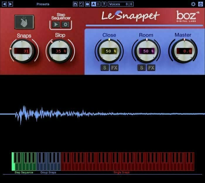 Εφέ FX Plug-In λογισμικού στούντιο Boz Digital Labs Le Snappet (Ψηφιακό προϊόν)