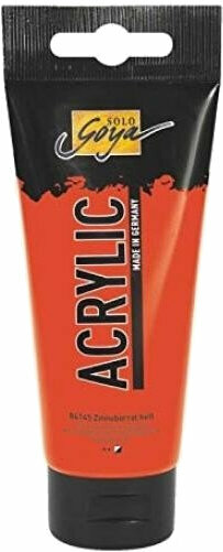 Pintura acrílica Kreul 84145 Acrylic Paint Vermilion Red Light 100 ml 1 pieza