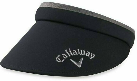 Kapa za golf Callaway Clip Visor Black/Charcoal 2020 - 1
