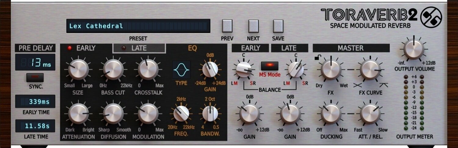 Effect Plug-In D16 Group Toraverb 2 (Digital product)