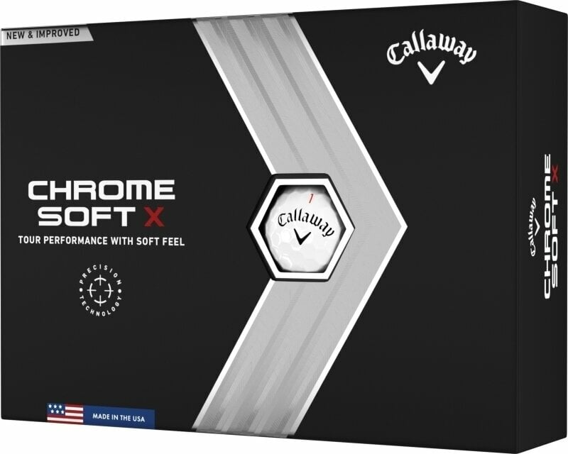 Piłka golfowa Callaway Chrome Soft X 2022 White