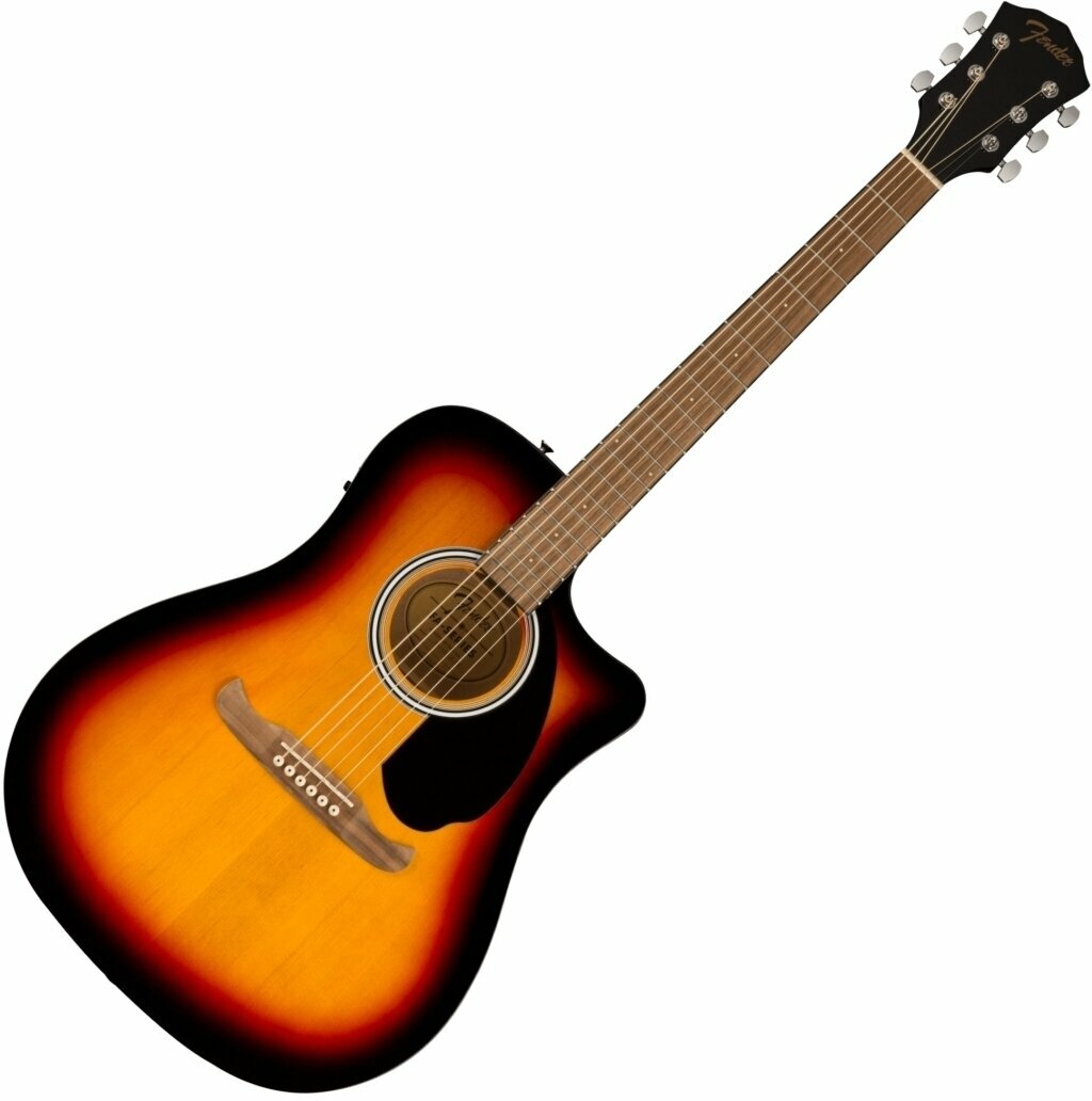 Elektroakustická gitara Dreadnought Fender FA-125CE Sunburst