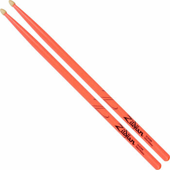 Drumsticks Zildjian 5ACWDGP 5A Acorn Wood Neon Pink Drumsticks - 1