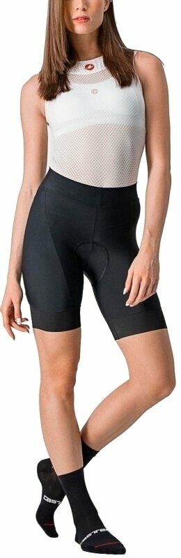 Biciklističke hlače i kratke hlače Castelli Prima W Black/Dark Gray M Biciklističke hlače i kratke hlače