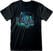 T-Shirt Harry Potter T-Shirt Wireframe Hogwarts Unisex Black L