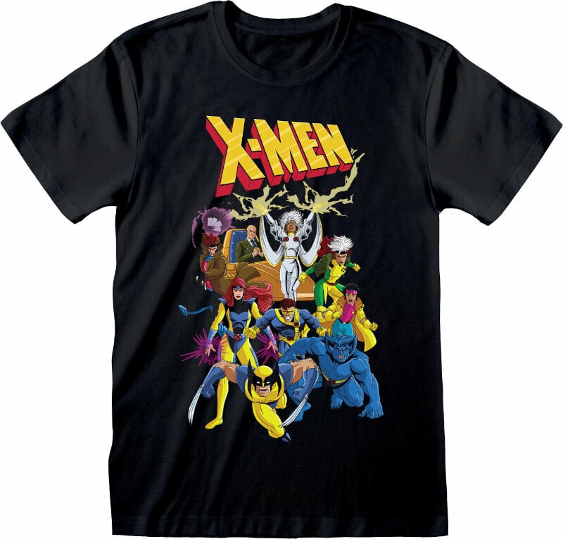 Skjorte X-Men Skjorte Group Unisex Black S