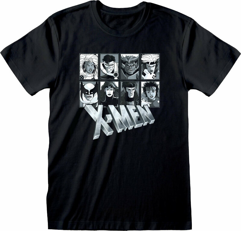 T-Shirt X-Men T-Shirt Greyscale Unisex Black S