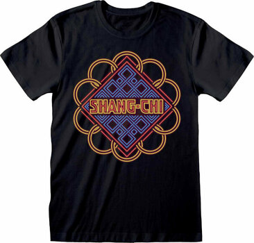Shirt Shang Chi Shirt Neon Logo Black S - 1