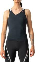 Cycling jersey Castelli Solaris W Top Light Black/White