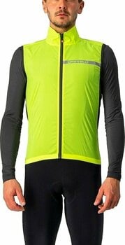 Veste de cyclisme, gilet Castelli Squadra Stretch Yellow Fluo/Dark Gray S Veste - 1