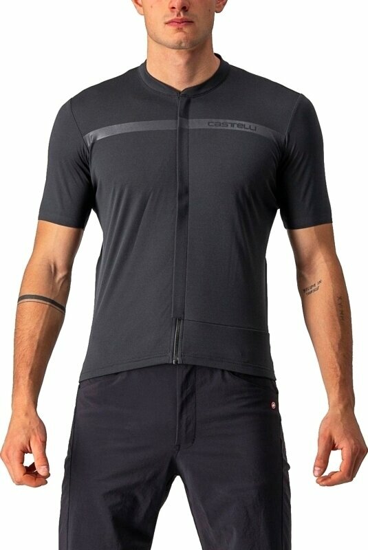 Jersey/T-Shirt Castelli Unlimited Allroad Jersey Dark Gray XL