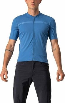 Cycling jersey Castelli Unlimited Allroad Jersey Cobalt Blue XL - 1