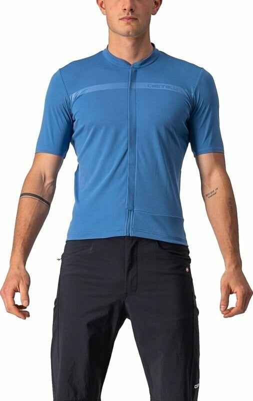 Jersey/T-Shirt Castelli Unlimited Allroad Jersey Cobalt Blue 2XL