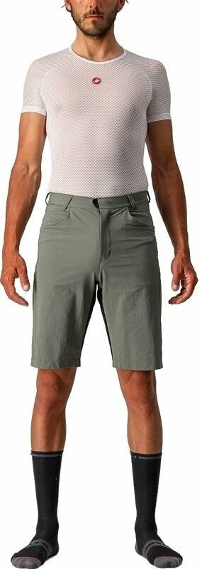 Cykelshorts och byxor Castelli Unlimited Baggy Forest Gray XL Cykelshorts och byxor