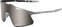 Fietsbril 100% Hypercraft Matte Stone Grey/HiPER Crimson Silver Mirror Fietsbril