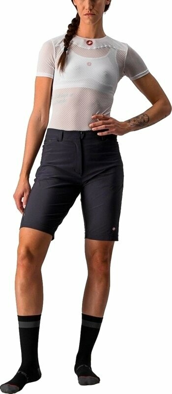 Pantaloncini e pantaloni da ciclismo Castelli Unlimited W Black XS Pantaloncini e pantaloni da ciclismo