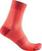 Cycling Socks Castelli Velocissima 12 W Brilliant Pink/Coral Flash S/M Cycling Socks