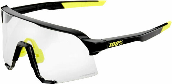Fahrradbrille 100% S3 Gloss Black/Photochromic Fahrradbrille - 1
