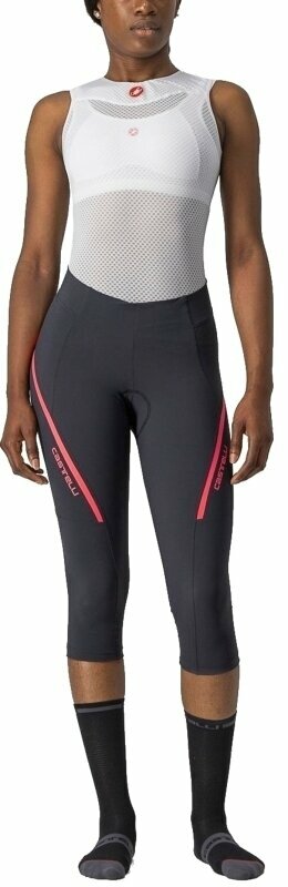 Κολάν Ποδηλασίας Castelli Velocissima 3 W Dark Gray/Brilliant Pink XL Κολάν Ποδηλασίας