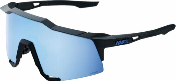 Cycling Glasses 100% Speedcraft Matte Black/HiPER Blue Cycling Glasses - 1