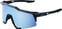 Cycling Glasses 100% Speedcraft Matte Black/HiPER Blue Cycling Glasses