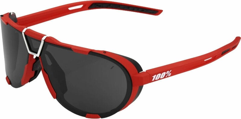 Óculos de ciclismo 100% Westcraft Soft Tact Red/Black Mirror Óculos de ciclismo