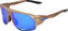 Cyklistické okuliare 100% Norvik Matte Copper Chromium/Blue Cyklistické okuliare