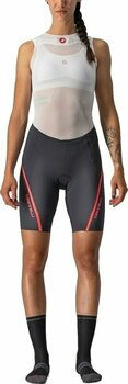 Cykelshorts och byxor Castelli Velocissima 3 W Dark Gray/Brilliant Pink L Cykelshorts och byxor - 1