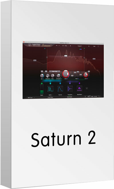 Студио софтуер Plug-In ефект FabFilter Saturn 2 (Дигитален продукт)