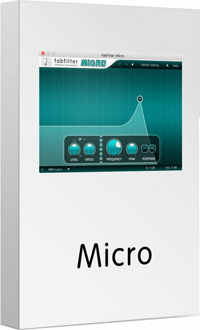 Studiový softwarový Plug-In efekt FabFilter Micro (Digitální produkt)