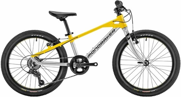 Kinderfiets Mondraker Leader 20 Racing Silver/Ohlins Yellow 20" Kinderfiets - 1