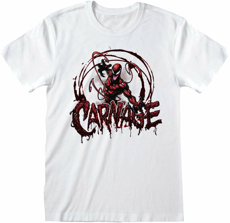 T-Shirt Spiderman Carnage White 2XL T-Shirt