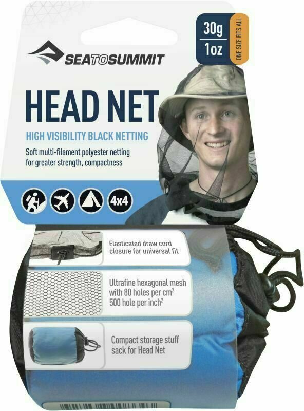 Bonnet Sea To Summit Mosquito Headnet Black Bonnet