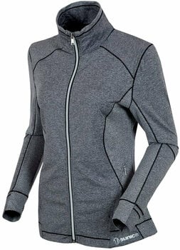 Dzseki Sunice Womens Elena Ultralight Stretch Thermal Layers Jacket Charcoal Melange S - 1