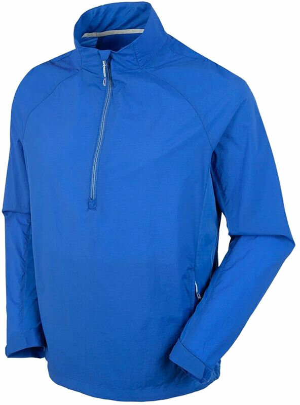 Облекло > Връхни дрехи Sunice Owen Windwear Lightweight Mens 1/4 Zip Jacket Blue Stone/Magnesium XL