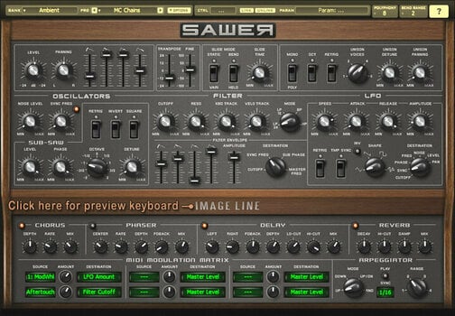 VST Instrument Image Line Sawer (Digital product) - 1