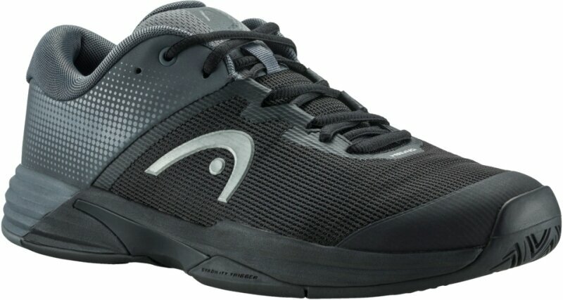 Pánské tenisové boty Head Revolt Evo 2.0 Black/Grey 44,5 Pánské tenisové boty