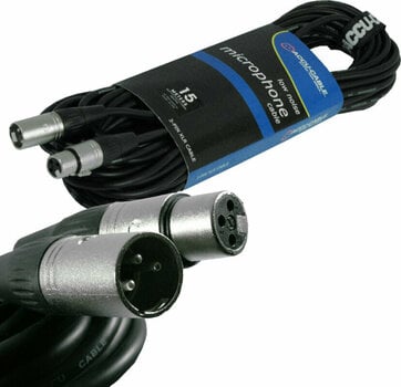 Cablu complet pentru microfoane ADJ AC-PRO-XMXF/15 Negru 15 m - 1
